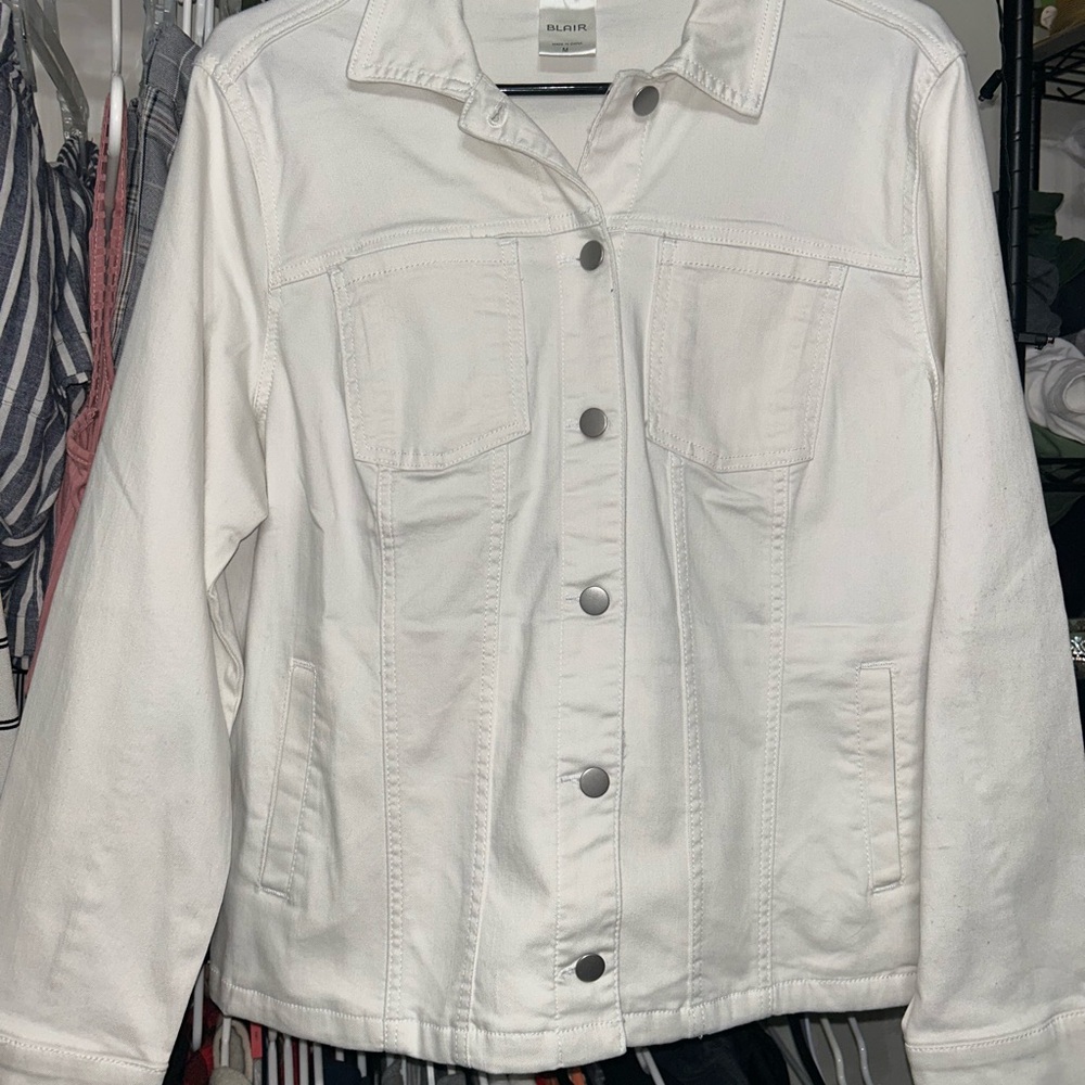 Blair White Jean Jacket Classic Denim Style